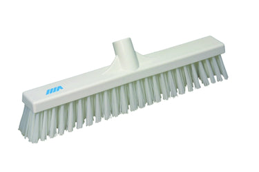 Floor Broom Medium Bristles White